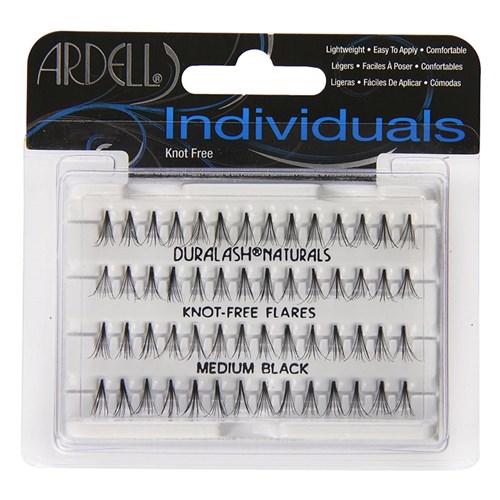 Extensions - Individual - Medium Black - Knot Free Flares